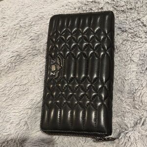 Zadig & Voltaire Black Quilted Wallet